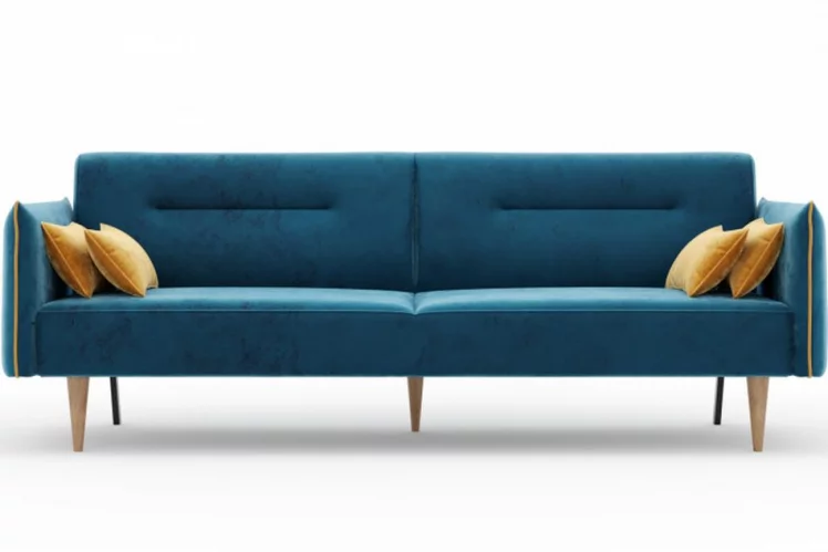 Диван трёхместный Протей ЛД 309.010.000 Синий Горчичный_0