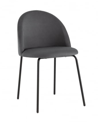 Стул Коди велюр Темно-серый_0