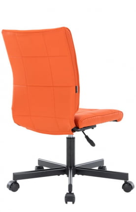 Кресло для персонала Everprof EP-300 Экокожа Оранжевый_3