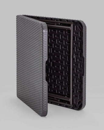 Стол складной чемодан пластиковый Кейт 120 Коричневый_4