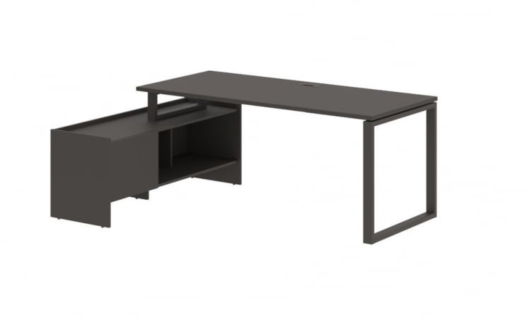 Стол с тумбой EDIS EQCT 19814 Мокко_0