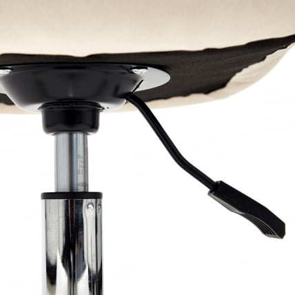 Кресло STYLE флок , молочный, 4_6