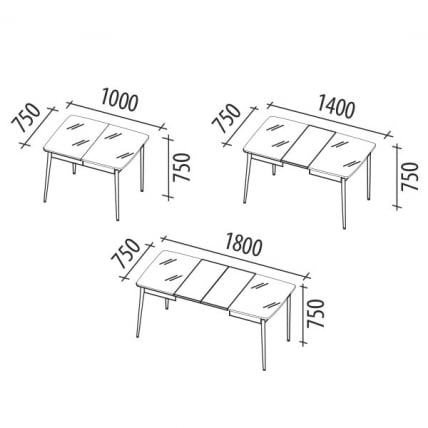 Обеденный стол Орфей 39.10 Белый песок-Кена_10