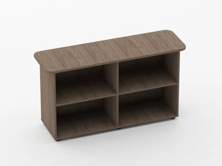 Тумба приставная к двум столам Glassy 3.18.14 Дуб Верцаска_0