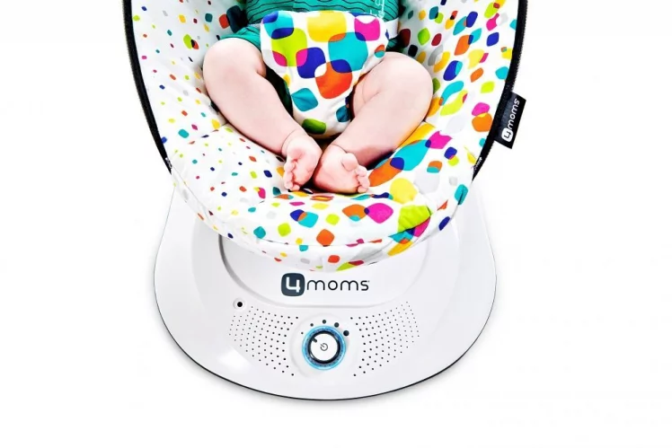 Электронное кресло-качалка 4Moms РокаРу (RockaRoo) Графитовый меш_3