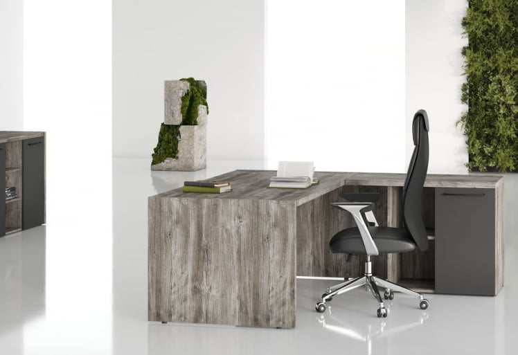 Тумба с фригобаром MORRIS TREND MTF 140 Сосна Нордик Антрацит_1