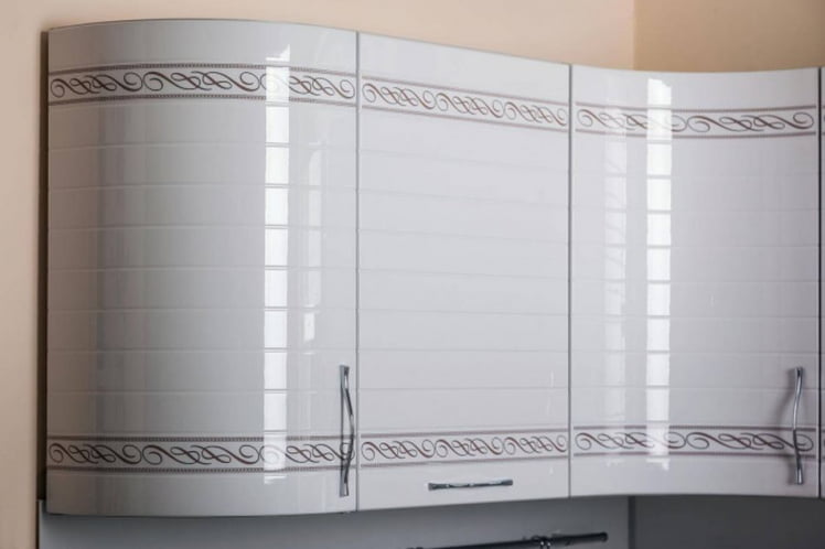 Шкаф кухонный угловой 600 радиусный Анастасия ЛД 016.311.000 Белый_1