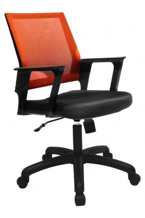 Кресло 1150 TW PL Оранжевый/Черный_0