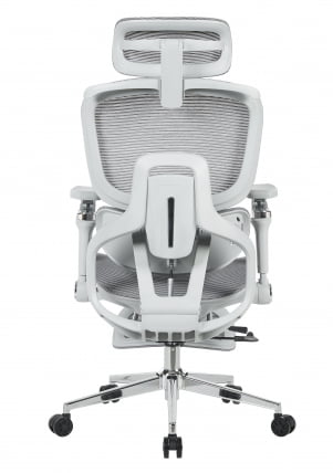 Кресло офисное ТопЧаирс Продиги с оттоманкой серый / TopChairs Prodigy_4