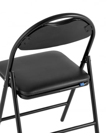 Стул складной Hagen экокожа Черный_6