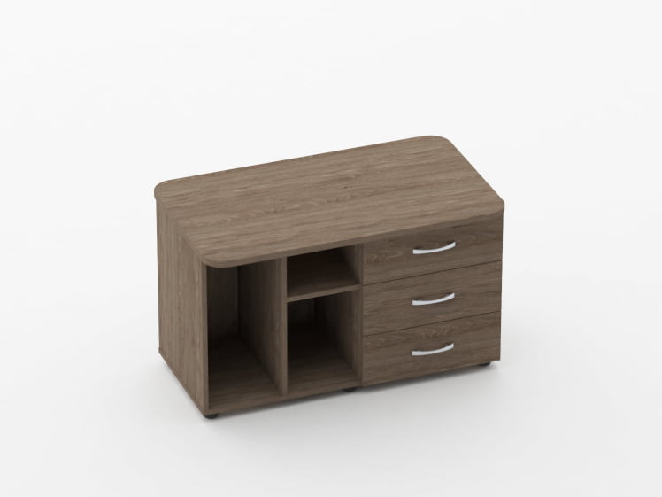Тумба сервисная Glassy 3.16.12Пр Дуб Верцаска_0