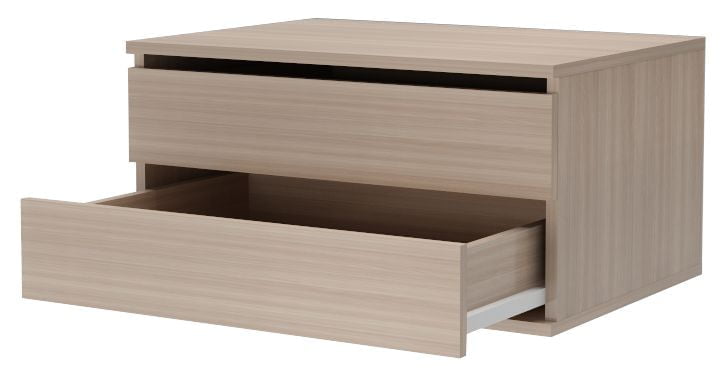 Тумба с 2 ящиками Хит-Т-14 Дуб млечный_1
