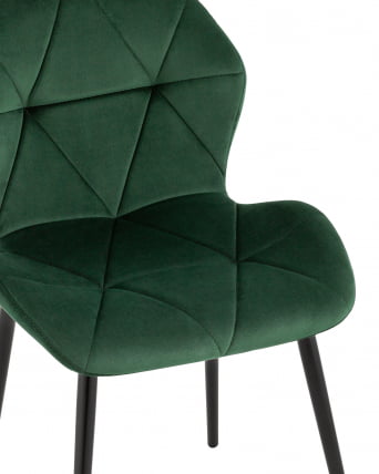 Стул обеденный Эдвин велюр Зеленый_1
