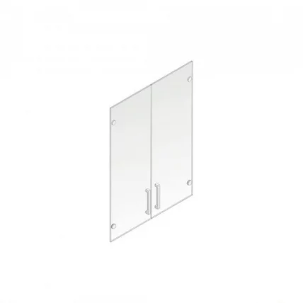 Двери прозрачные (без рамки) Пр.ДШ-2СБ_0