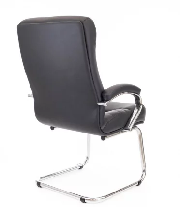 Кресло для посетителей Everprof Orion CF Экокожа Черный_3