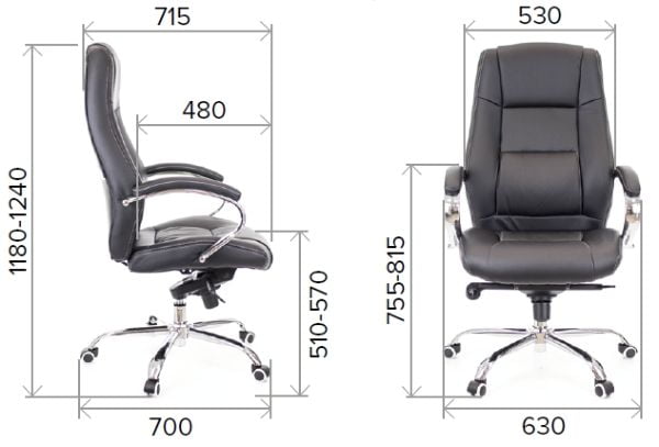 Кресло руководителя Everprof Kron M Кожа Бежевый_3