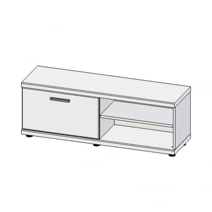 Тумба Корано Бм.Кор-80 Белый глянец_0