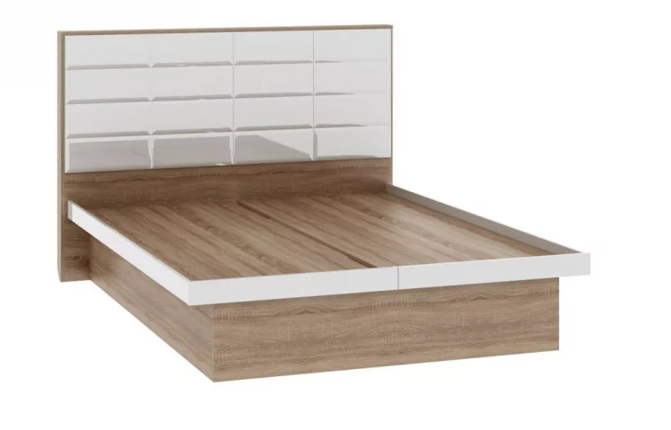 Кровать с подъемным механизмом Импульс SN16.15 Дуб сонома/белый глянец_0