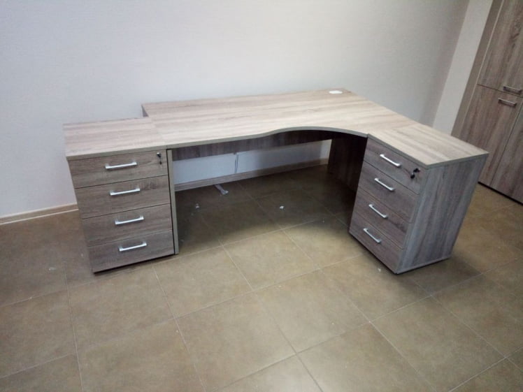 Стол письменный правый XCET 169 R (Дуб Сонома)_1