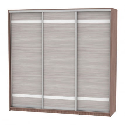 Шкаф-купе B-220х235х60-3(ЯШТ-ЯШС-D9D9D9)_0