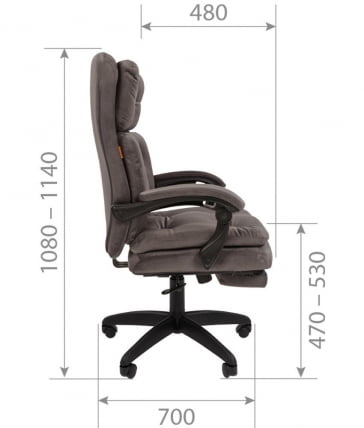 Кресло руководителя CHAIRMAN ДОМ (Home) 442 Коричневый_5