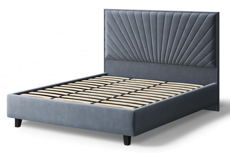 Кровать Леона, 2000 x 1400 мм, серый_2