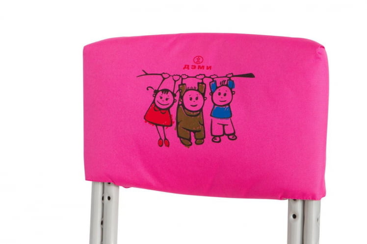 Чехол для стула Замша Розовая_2