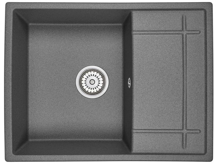 Кухонная мойка GRANULA 6501 Графит_0