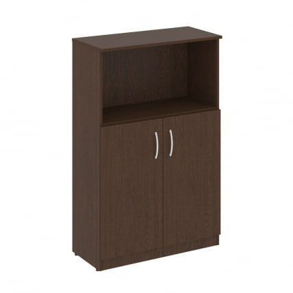 Шкаф средний широкий (2 низкие двери ЛДСП) NOVA S В.СТ-2.1 Венге Цаво_0