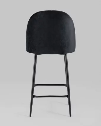 Стул полубарный Марсель ПЛ велюр Черный_4