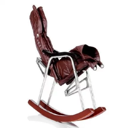 Кресло-качалка складное Белтех Коричневый кожзаменитель_2