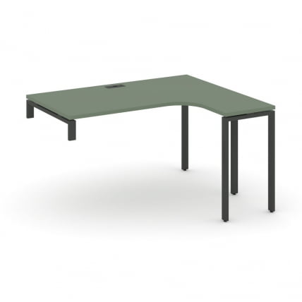 Стол-надставка на опорную тумбу (правый) CONCEPT CN.OSAN-004(R) Кобо Антрацит_0