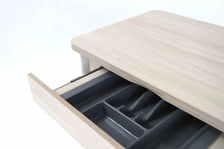 Стол-трансформер раскладной Прайм-3Р Ясень Шимо светлый_7