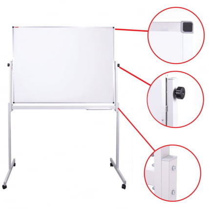 Доска-флипчарт магнитно-маркерная НА СТЕНДЕ BRAUBERG 2-сторонняя (90х120 см)_1