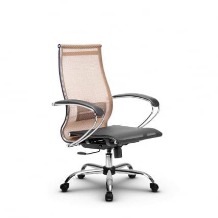 Офисное кресло МЕТТА Комплект 9, Основание 17833 Золотой ротанг/Черный_0