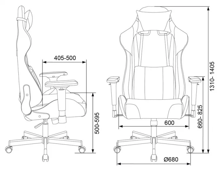 Геймерское кресло Zombie VIKING TANK GREY_13
