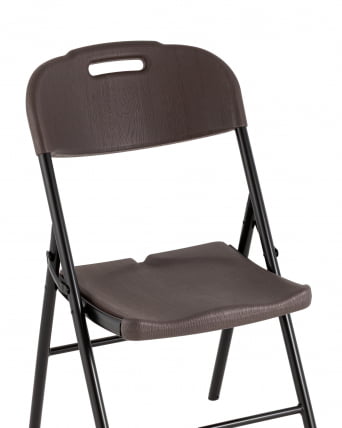 Стул складной банкетный коричневый под дерево_4