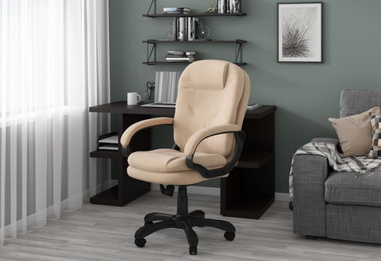 Кресло руководителя CHAIRMAN 668 HOME NEW Бежевый_3