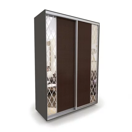 Шкаф-купе 2-х дверный Акцент-Вера КР 1400х600 Венге_0