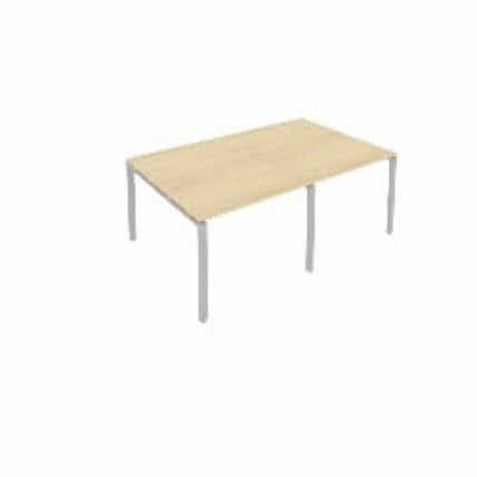 Переговорный стол (2 столешницы) Metal System Б.ПРГ-2.1 Акация/Серый_0