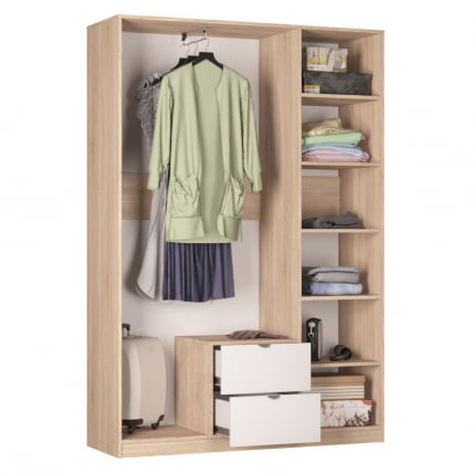 Шкаф распашный R-198х135х45-2-TR-M(ДСС)_1