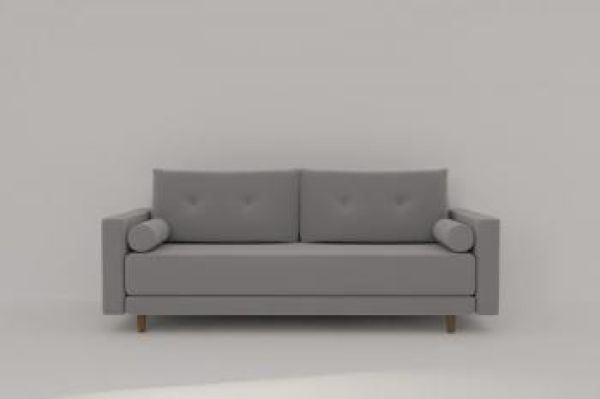 Диван прямой Санднес (Berhouse) Цвет фасада: Азур велюр; Тип: Прямой; Материал фасада: Металл/Велюр_5