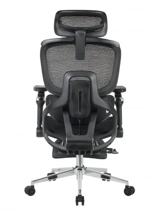Кресло офисное ТопЧаирс Продиги с оттоманкой черный / TopChairs Prodigy_4