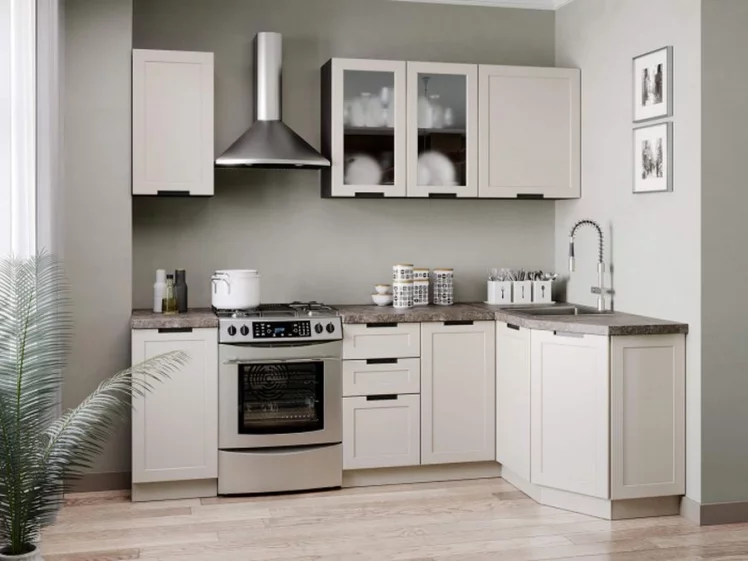 Тумба кухонная окончание 350 Джамис ЛД 296.220.000.139 Черный Кашмир_2