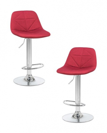 Стул барный DOBRIN DINA (бордовый) 2 шт_0