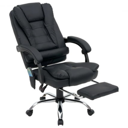 Кресло офисное CROMEX (КРОМЕКС) Lounge MS-007 экокожа черное_13