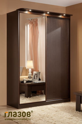 Шкаф-купе 2 Домашний Композиция Венге_0