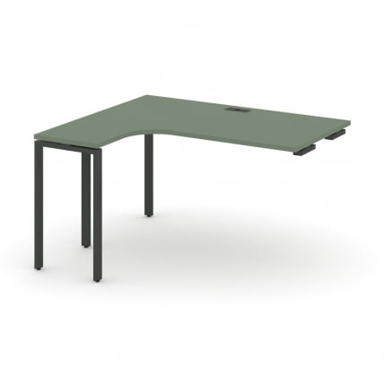 Стол-приставка к опорной тумбе/шкафу (левый) CONCEPT CN.OSAPR-006(L) Кобо Антрацит_0