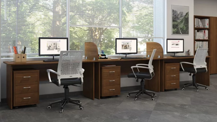 Комплект мебели для персонала Trend TRD07 Орех_0
