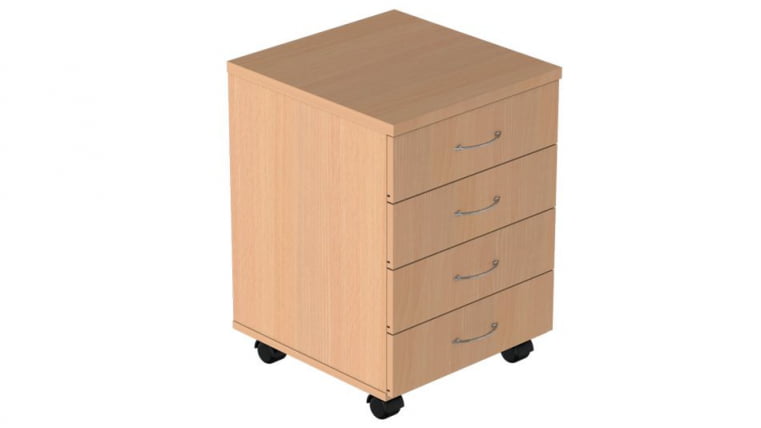 Тумба подкатная Р.Т-4 Дуб Сонома светлый_0